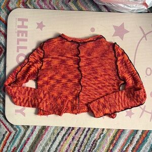 Punk cropped sweater